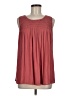 Left Coast by Dolan 100% Polyester Red Sleeveless Blouse Size M - photo 1