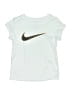 Nike 100% Polyester Silver White Short Sleeve T-Shirt Size 5 - 6 - photo 1