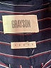 Grayson 100% Lyocell Stripes Blue Long Sleeve Button-Down Shirt Size XS (1) - photo 7