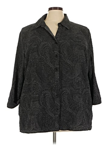 Maggie Barnes for Catherines 3/4 Sleeve Blouse (view 1)