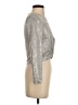 Bebe Metallic Silver Long Sleeve T-Shirt Size XXS - photo 4