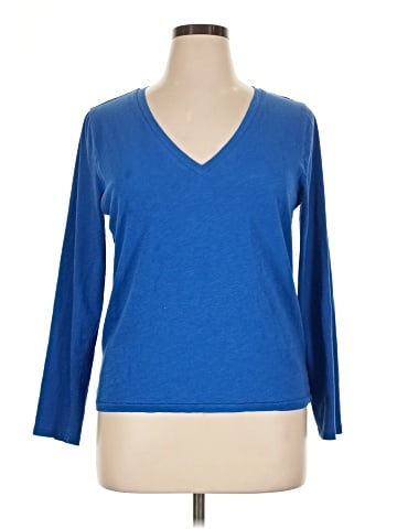 J.Crew Factory Store 3/4 Sleeve T-Shirt (view 1)