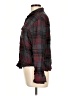 Volcom 100% Cotton Plaid Burgundy Long Sleeve Button-Down Shirt Size 12 - photo 5