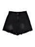 Cider Black Denim Shorts Size XS - photo 1