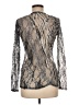 David Cline Metallic Silver Long Sleeve Blouse Size M - photo 2
