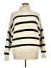 H&M Stripes Ivory Turtleneck Sweater Size XL - photo 1