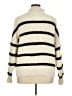 H&M Stripes Ivory Turtleneck Sweater Size XL - photo 2