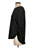 Max Studio Plaid Black Pullover Sweater Size XS - photo 5