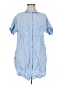 DL1961 Blue Short Sleeve Button-Down Shirt Size M - photo 1