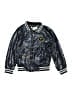 Lola + The Boys 100% Polyester Metallic Silver Jacket Size 6 - photo 1