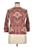 Talbots 100% Cashmere Paisley Burgundy Cashmere Pullover Sweater Size XL - photo 1
