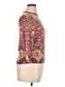 Talbots 100% Cashmere Paisley Burgundy Cashmere Pullover Sweater Size XL - photo 4
