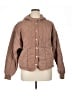 Blank NYC 100% Lyocell Argyle Brown Jacket Size XL - photo 1