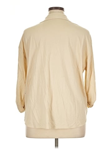 M Magaschoni 3/4 Sleeve Button-Down Shirt (view 2)