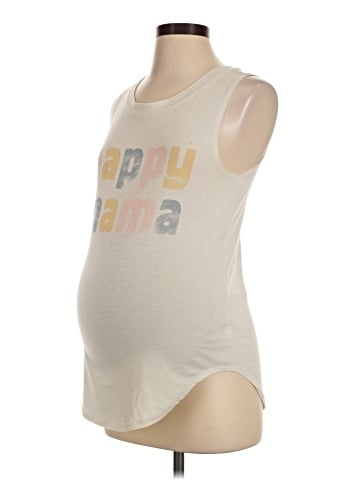 Isabel Maternity Sleeveless T-Shirt (view 1)