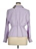 J.Crew 100% Polyester Purple Long Sleeve Blouse Size 16 - photo 2