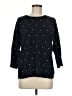 J.Jill Polka Dots Black Pullover Sweater Size Med Petite - photo 1