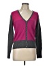 Apt. 9 Color Block Pink Cardigan Size L - photo 1