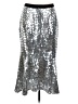 Rehab Metallic Silver Formal Skirt Size M - photo 1