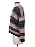 Say What? 100% Acrylic Color Block Blue Pullover Sweater Size XS - photo 5