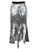 Rehab Metallic Silver Formal Skirt Size M - photo 2