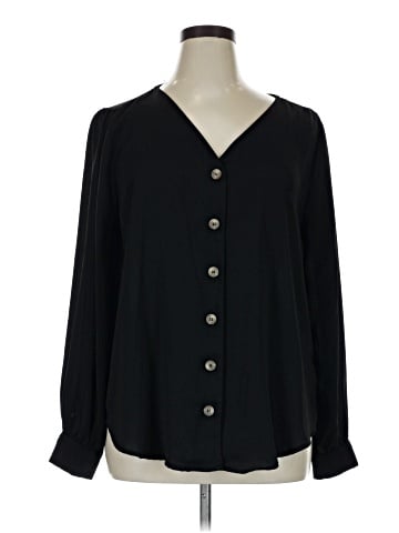 Zenana Long Sleeve Blouse (view 1)