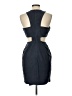GB 100% Polyester Solid Gray Cocktail Dress Size L - photo 2