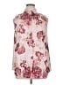 Roaman's Floral Pink Sleeveless Blouse Size 14W - photo 1