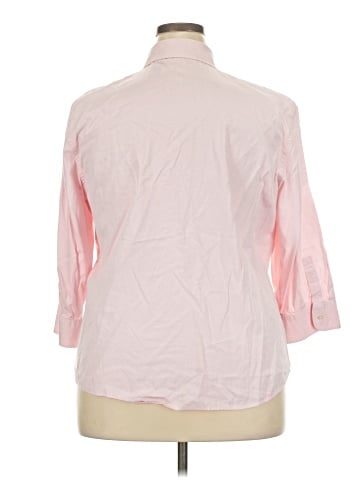 Liz Claiborne 3/4 Sleeve Button-Down Shirt (view 2)