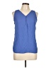 Express 100% Polyester Blue Sleeveless Blouse Size L - photo 1