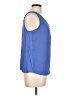 Express 100% Polyester Blue Sleeveless Blouse Size L - photo 4