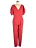 Free Press Solid Red Jumpsuit Size L - photo 1