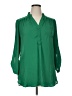 41Hawthorn 100% Polyester Green 3/4 Sleeve Blouse Size XL - photo 1