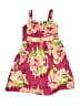 Cherokee 100% Cotton Tropical Pink Dress Size 6 - 6X - photo 1