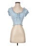 Altar'd State Blue Short Sleeve Top Size S - photo 1