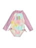 Little Me Tie-dye Pink Rash Guard Size 6-9 mo - photo 1