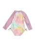 Little Me Tie-dye Pink Rash Guard Size 6-9 mo - photo 2