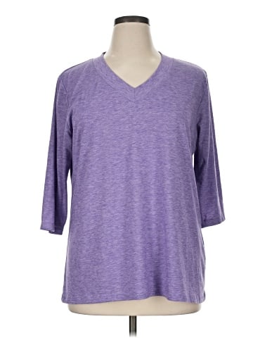Unbranded 3/4 Sleeve T-Shirt (view 1)