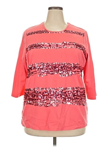 Quacker Factory 3/4 Sleeve T-Shirt (view 1)