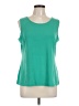 IMAN Green Sleeveless T-Shirt Size L - photo 1