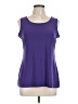 IMAN Purple Sleeveless T-Shirt Size L - photo 1
