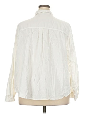 a.n.a. A New Approach Long Sleeve Button-Down Shirt (view 2)