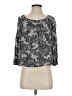 MICHAEL Michael Kors Silver 3/4 Sleeve Blouse Size P - Sm - photo 1