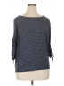 MICHAEL Michael Kors Blue 3/4 Sleeve Blouse Size 1X - photo 1