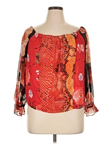 Guess 3/4 Sleeve Blouse (view 1)