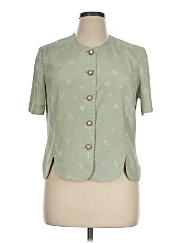 Leslie Fay Short Sleeve Blouse (view 1)