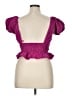Sim & Sam 100% Cotton Pink Short Sleeve Blouse Size XL - photo 2