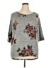 Bobbie Brooks Gray 3/4 Sleeve Top Size 2X - photo 1
