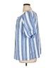 Talbots 100% Linen Blue Short Sleeve Blouse Size 1X - photo 5