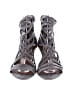 Hinge 100% Leather Gray Wedges Size 6 1/2 - photo 2